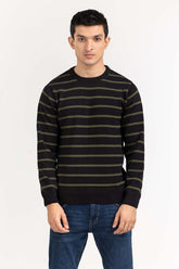Black Checkered Sweater SWT-FFSHN22-194
